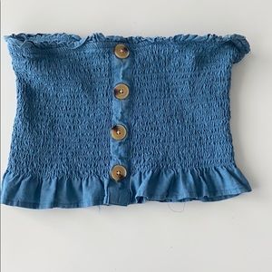 PacSun Blue Tube top